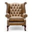 High Back Chesterfield Upholstered Wingback Chair-963280147