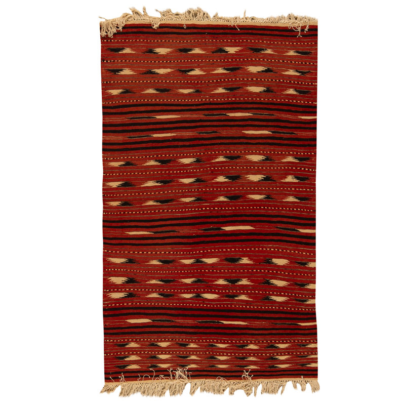 Tapis rouge noué à la main de haute qualité