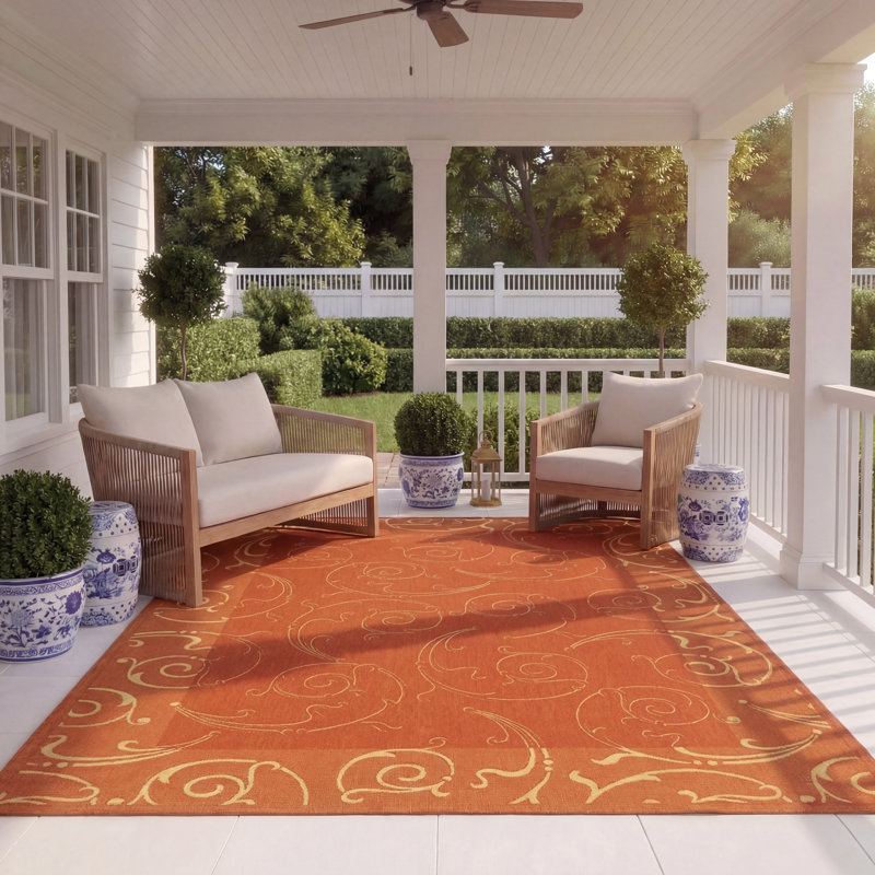 Arneshia Indoor / Outdoor Area Indoor/Outdoor Area Rug, Rectangle 8' x 11'