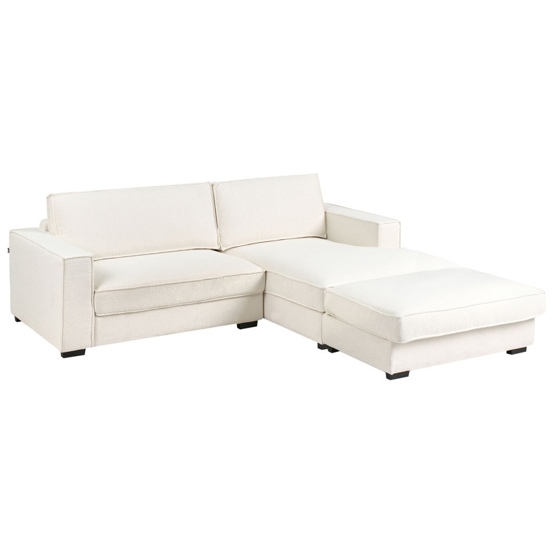 Corner Sofa Boucle Left Hand, Off-White