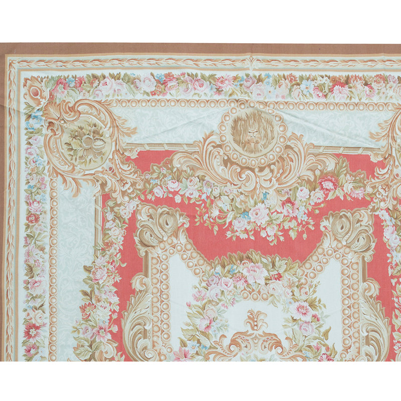 Hand-Knotted High-Quality Beige Area Rug