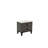 Nightstand In Dark Gray Oak (Rustic Accents)-1085065941