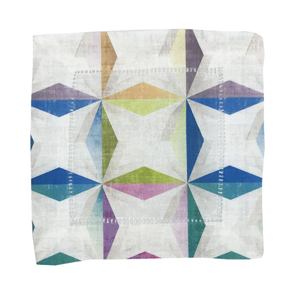 Truiq Happy Hemstitch Cocktail 6" Linen/Cotton Napkin