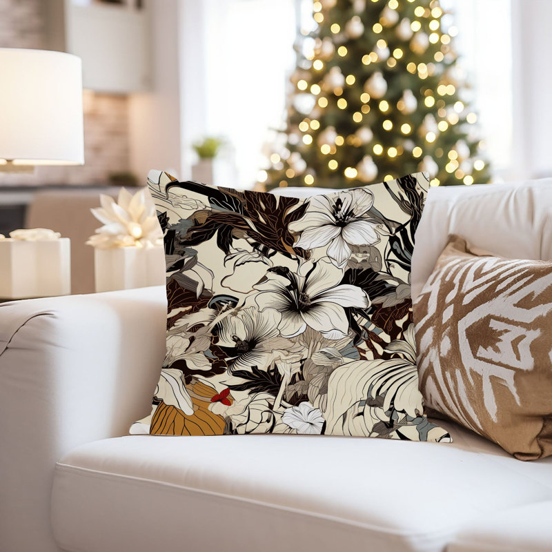 Floral Luxe Flowers XI Modern, 16"H x 16"W