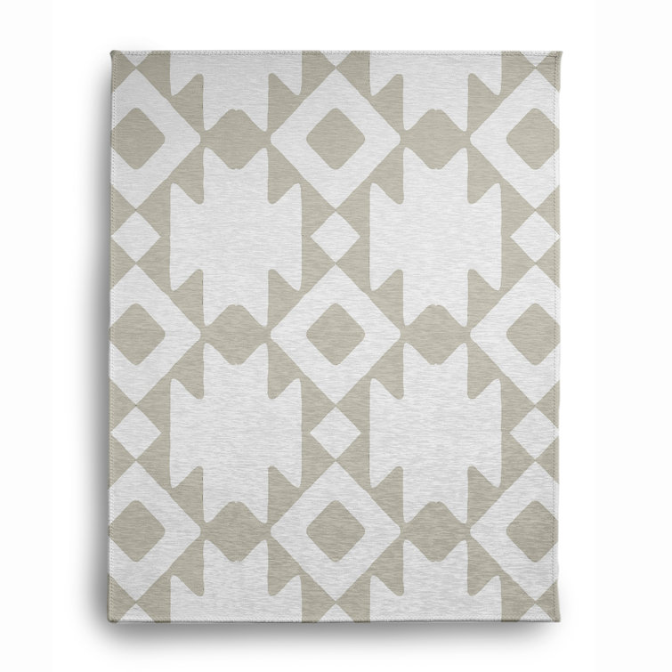 Chenille Geometric Indoor Rug
