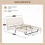 Structure de lit en cuir Pu-160822256-160822222