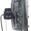 iLIVING ILG8SF16V-T 16 "Contrôle mural du thermostat d'échappement à 3 vitesses pour ventilateur de grenier, de remise ou de garage, 1200 CFM, zone de couverture 1800 SQF, variable, argent