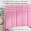 Upgraded Velvet Upholstered Platform Bed with Adjustable Headboard, Reinforced & Quiet Design, No Box Spring Needed, Sturdy Wood Slat Support, Easy Assembly-623717986-618794008