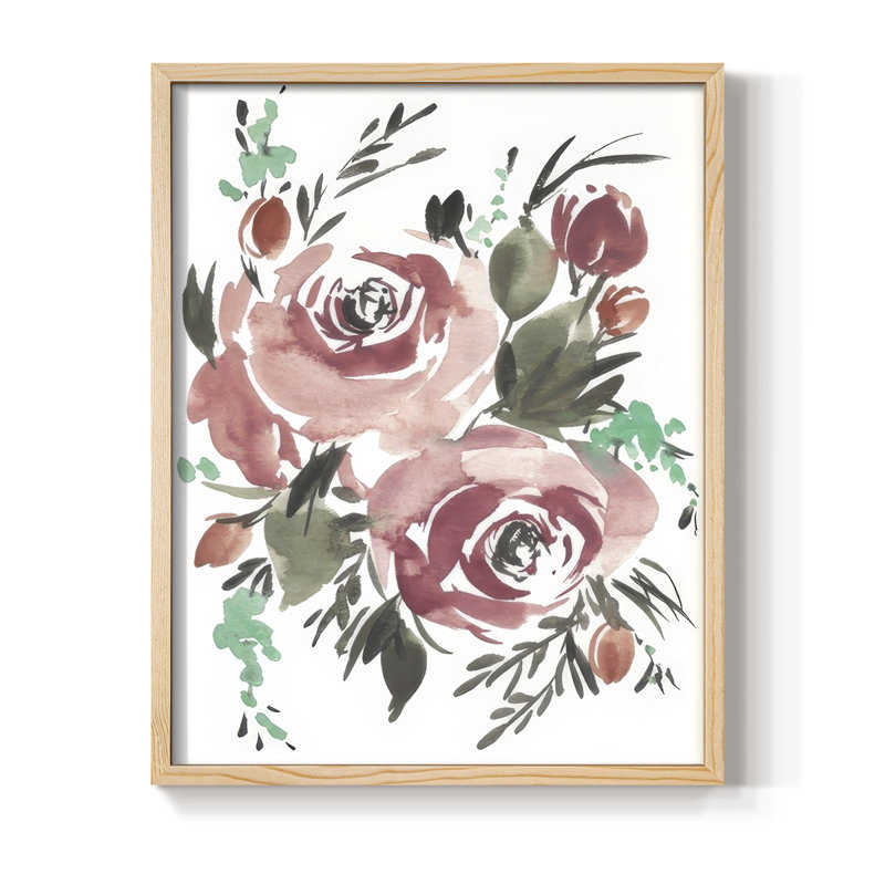 «Lovely Roses II», Naturel, H 11 po x l 9 po