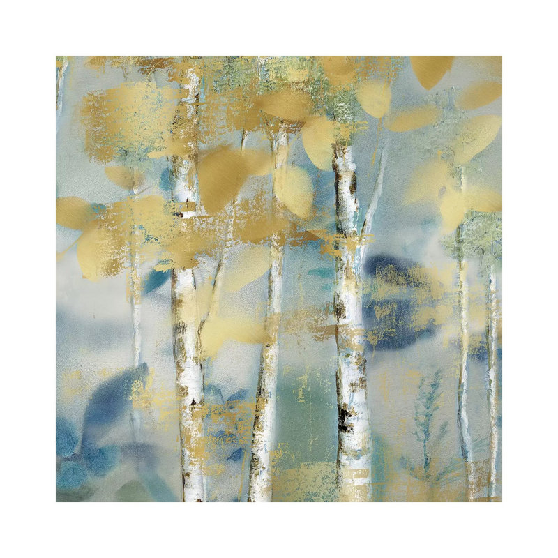Gilded Forest Detail I by Nan - Wrapped Canvas Painting, 30.48cm H x 30.48cm W x 1.91cm D