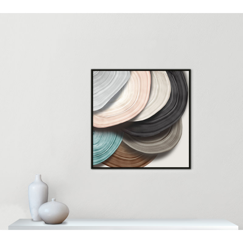 Disks I Print by Eva Watts, Espresso, 37.5" H x 37.5" W