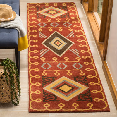 Boyd Hand Tufted Wool Geometric Rug