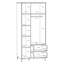 2 Door Manufactured Wood Wardrobe