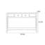 Console de style chinois rétro simple brun-311628995