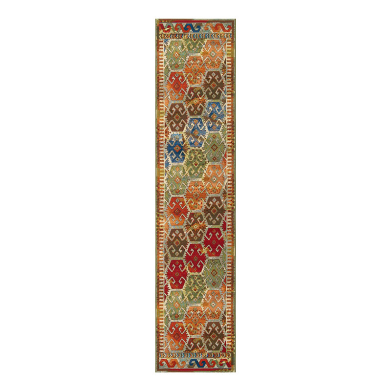 Adana Marcion Indoor/Outdoor Area Rug, Runner 2'7" x 12'