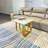 Rectangular End Table With Sintered Stone Top-1683352052