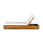 Kinta Outdoor Teak Chaise Lounge-1590059259