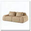 Canapé modulaire modulaire pour le salon, tissu en flanelle, très texturé, canapé 2 places surdimensionné-1143606509