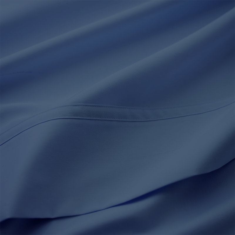 Ensemble de draps pour grand lit, Bleu marine, Grand