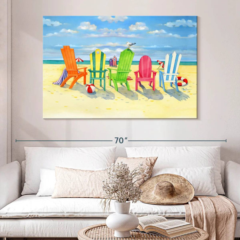 Chaise de plage Brighton, H 34 po x l 51 po