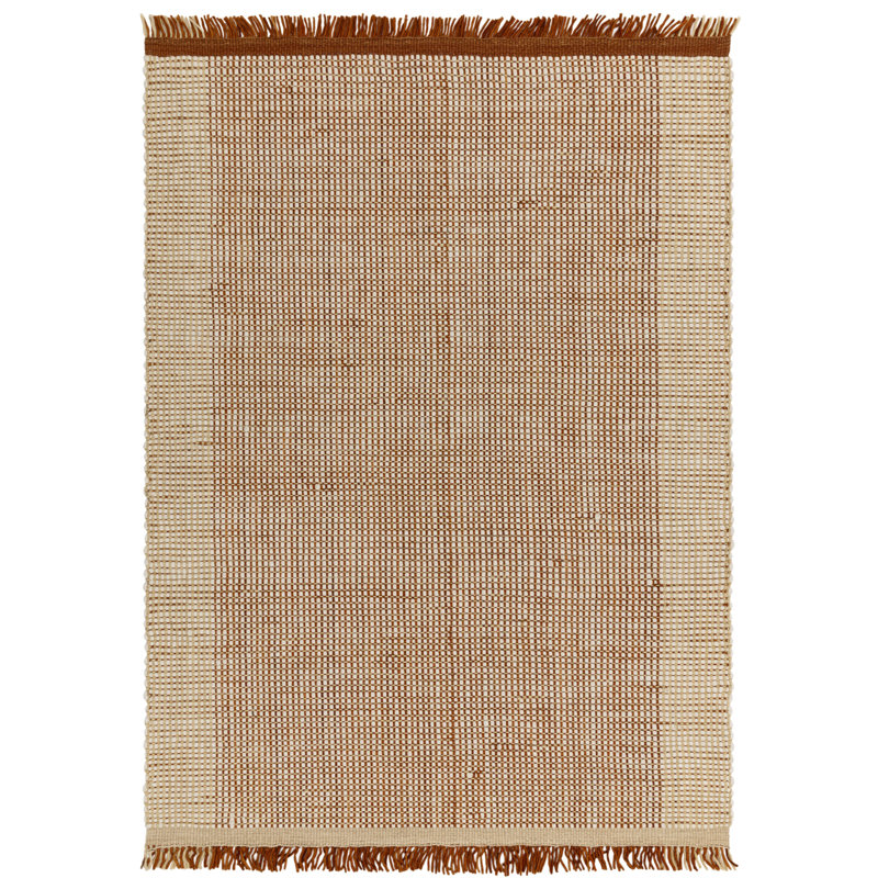 Avalei Plain Wool Hand Woven Area Rug, Rectangle 200 x 290 cm