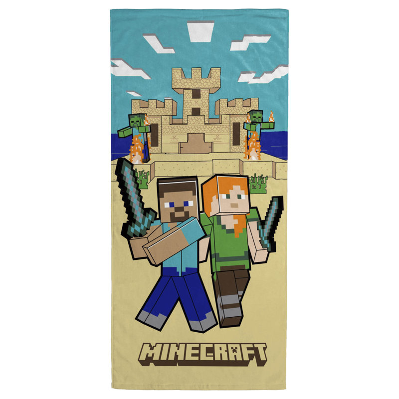 Minecraft Minecraft - Beach Defense Beach Towel