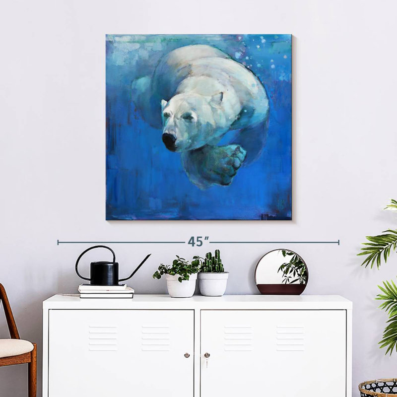 Bleu foncé Brampt, H 30 po x l 30 po