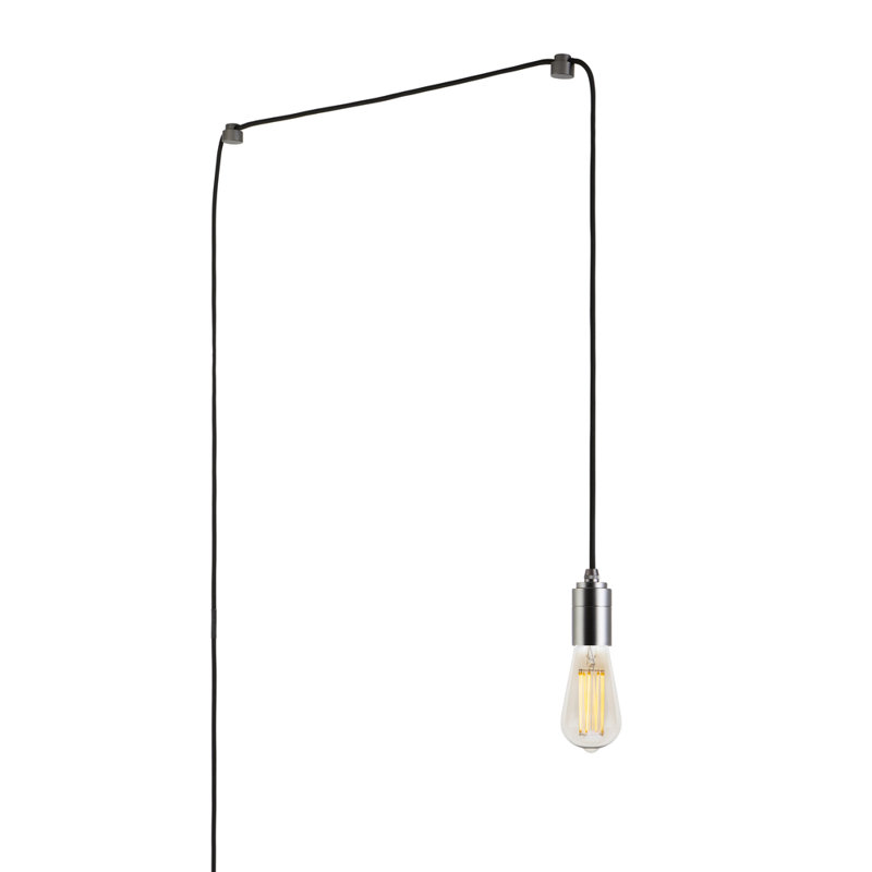 Luminaire suspendu à 1 lumière Squirrel, Graphite