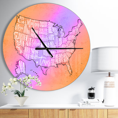 Swigart Metal Wall Clock