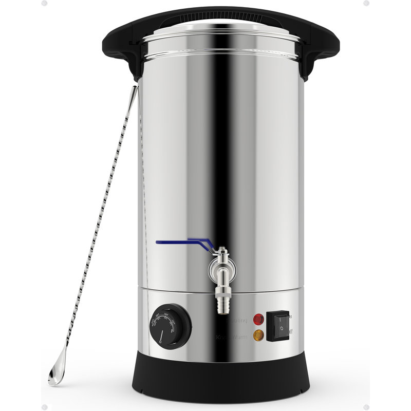17.8'' H Stainless Steel Tabletop Wax Warmer