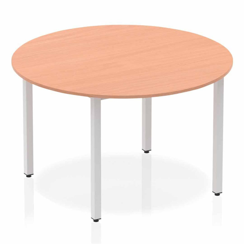 Kyvan 120cm Circle Conference Table, Beech