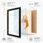 Fox Profile Graphic Art - Framed Print-964085634-964085637