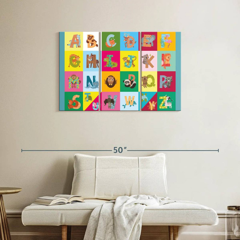 Ashelle Animal Letters, 24" H x 38" W