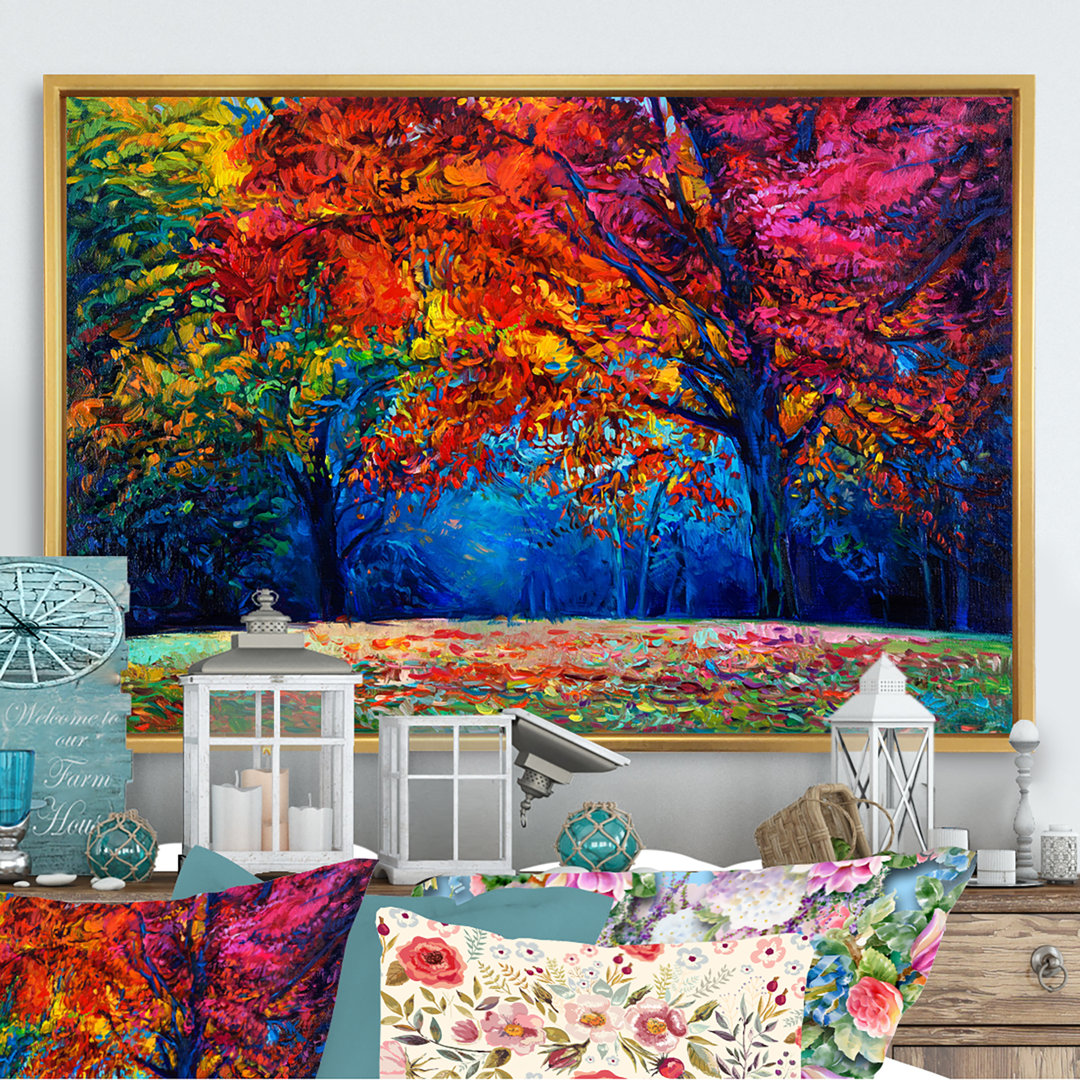 Forest " Autumn Forest Paitning II " Millwood Pines 