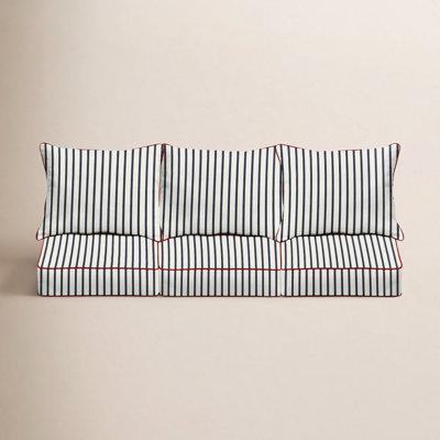 Corley Sunbrella Striped Outdoor Sofa