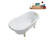 57.5'' x 29.5'' Freestanding Soaking Acrylic Bathtub-83636126-83636121