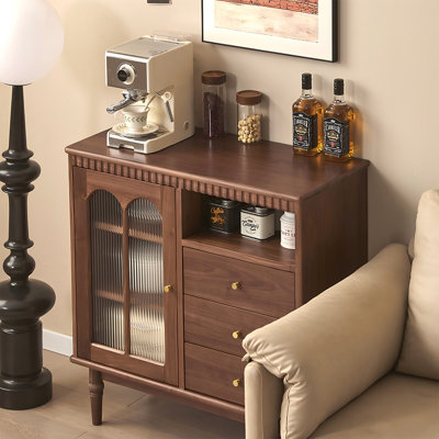 Buffet 27,56 po noyer brun