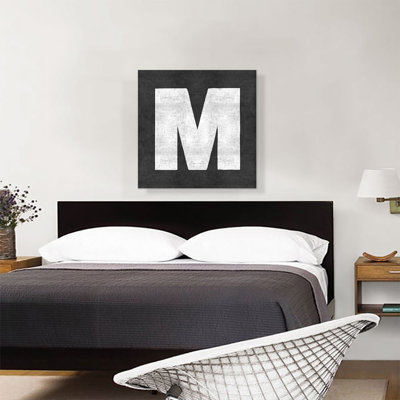 " Chalkboard Alphabet Letter M "