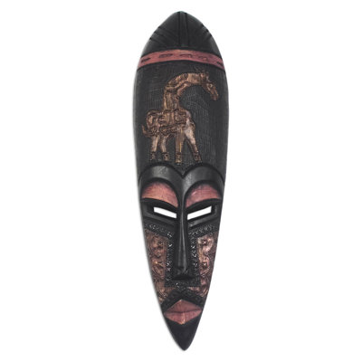 Theophilus Sackey Handmade Boho Wall Decor on Solid Wood