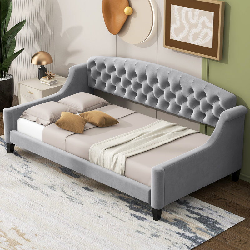 Lit de jour simple, Gris