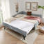 Lit de jour polyvalent en chenille avec couchette coulissante et port USB-129422234