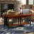Ironcraft Solid Wood Coffee Table with Drawer in Mission Oak