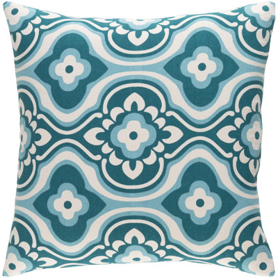 Trudy Damask Feather Throw Pillow