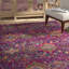 Christa Floral Fuchsia/Blue Area Rug-375401302