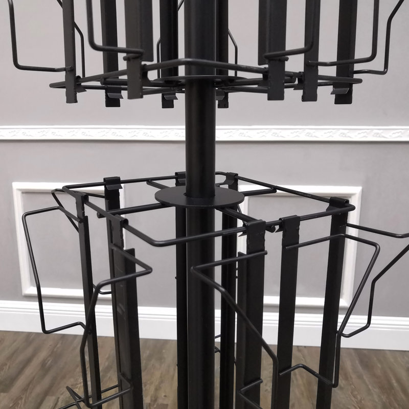 FixtureDisplays 73.89'' H Rotating Brochure And Pamphlet Rack/stand