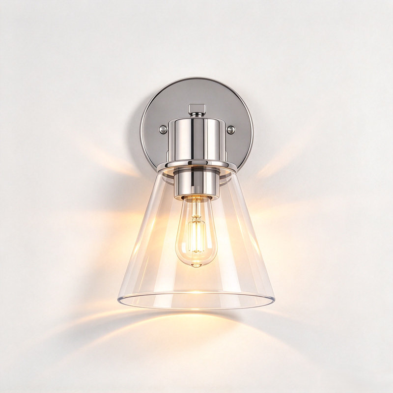 1 - Light LED Vanity Light, Chrome
