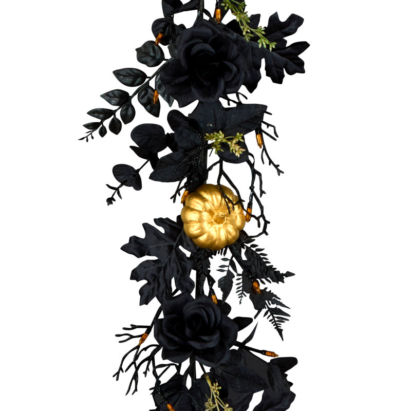 72" L Halloween Garland with LED Lights