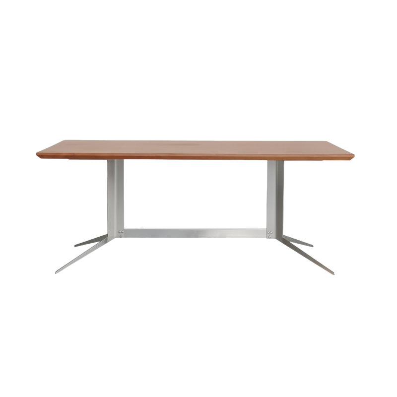Table de salle à manger rectangulaire de style ancien l 35,43 po, Brun, H 29,92 po x L 70,86 po x l 35,43 po
