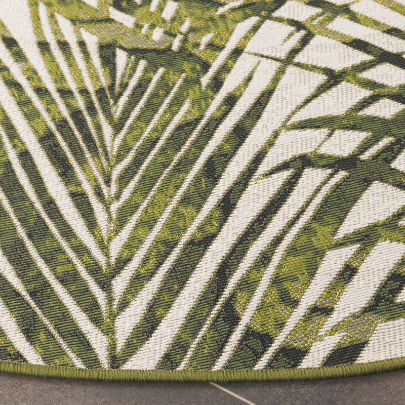 Tapis d'intérieur / extérieur Alyena, Rond 6 pi 7 po