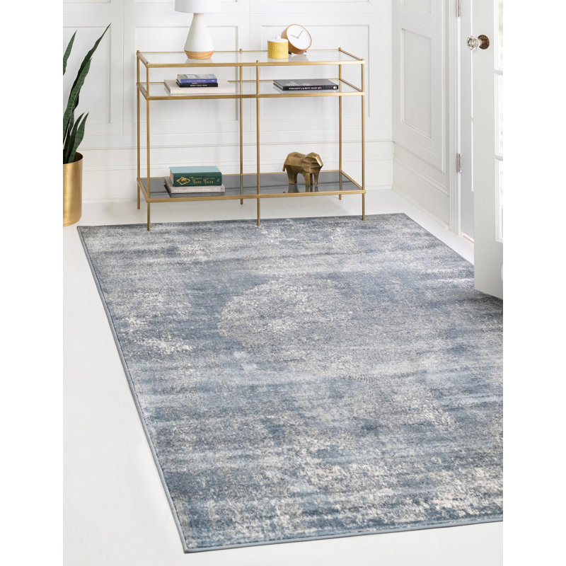 Tapis oriental bleu Chartehouse, Rectangle 9 pi x 12 pi